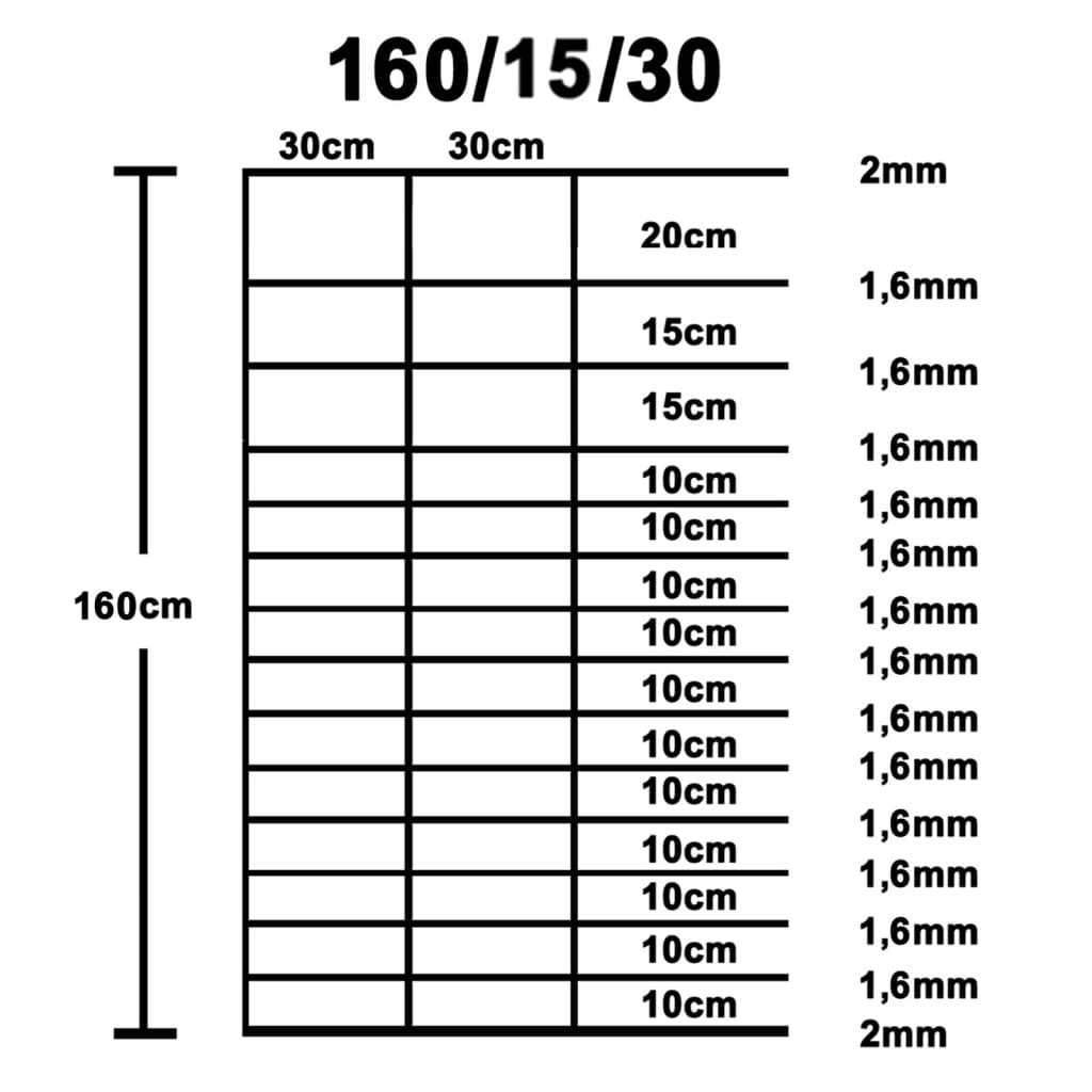 Hek 50X1,6 M Gegalvaniseerd Staal Zilverkleurig