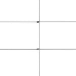 Hek 50X0,8 M Gegalvaniseerd Staal Zilverkleurig Hoogglans Zwart