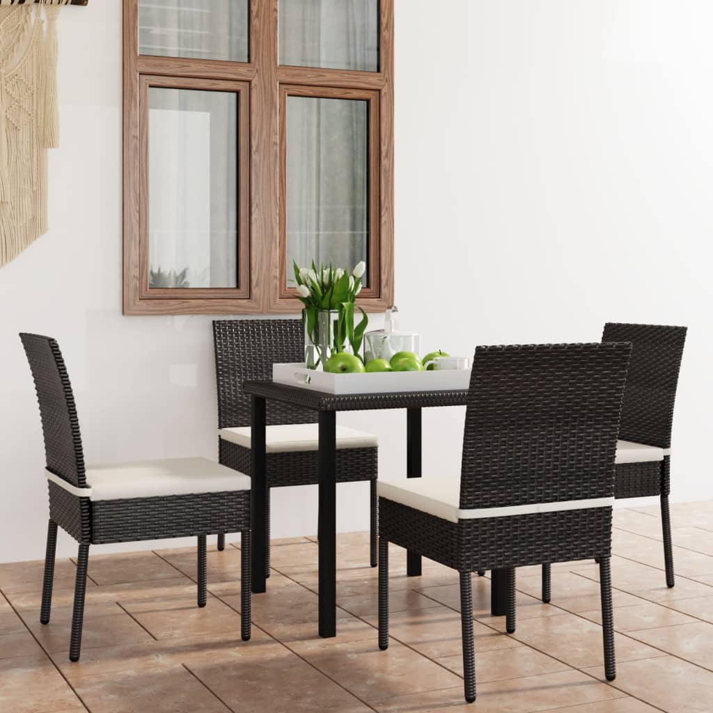 -Delige Tuinset Poly Rattan