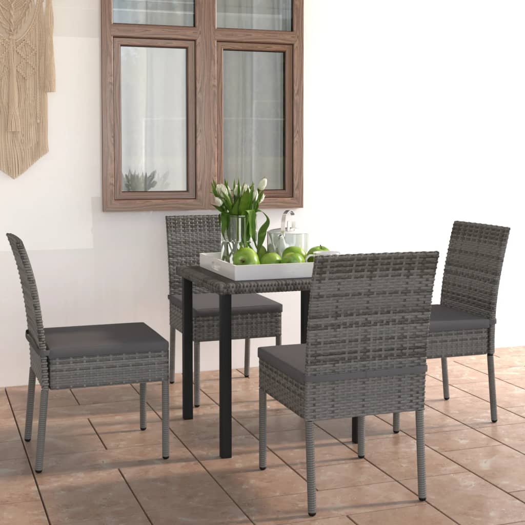 -Delige Tuinset Poly Rattan