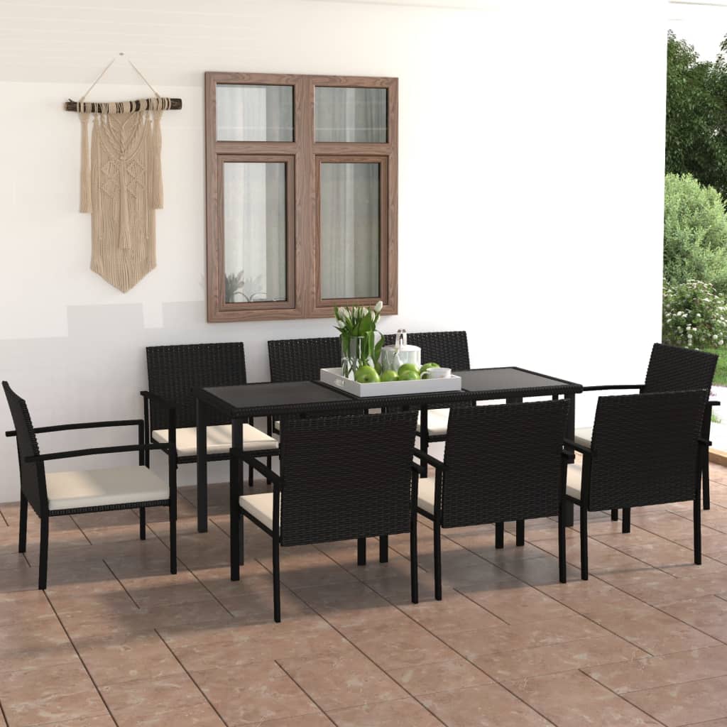 -Delige Tuinset Poly Rattan