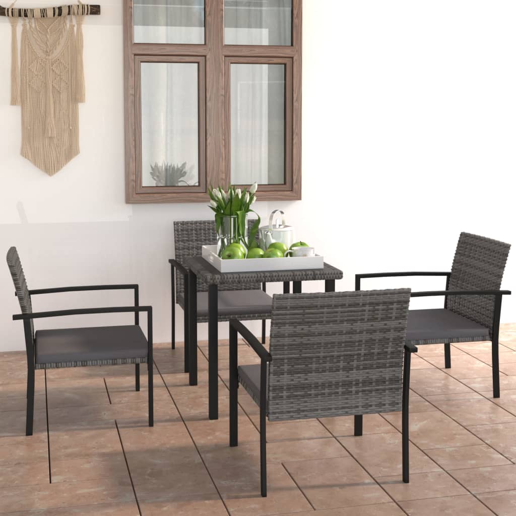 -Delige Tuinset Poly Rattan