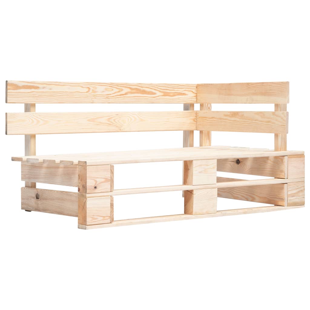 6-Delige Loungeset Pallet Met Kussens Geïmpregneerd Grenenhout Blauw