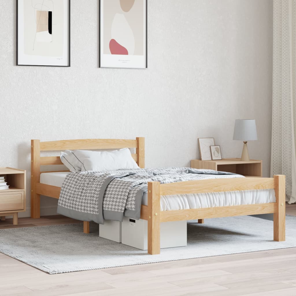 Bedframe Massief Grenenhout