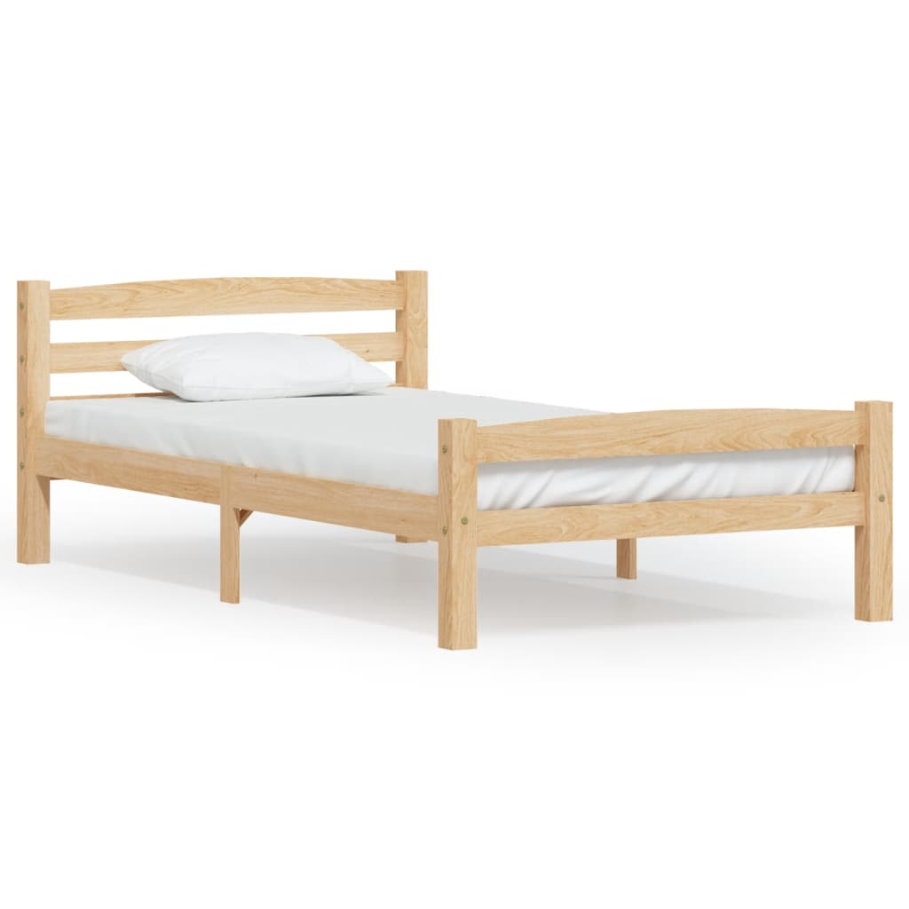 Bedframe Massief Grenenhout