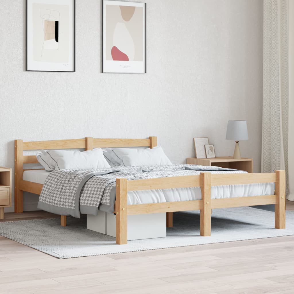 Bedframe Massief Grenenhout