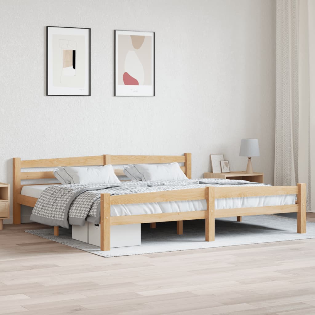 Bedframe Massief Grenenhout