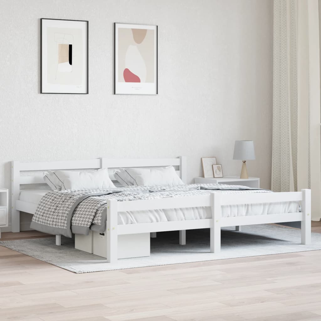 Bedframe Massief Grenenhout