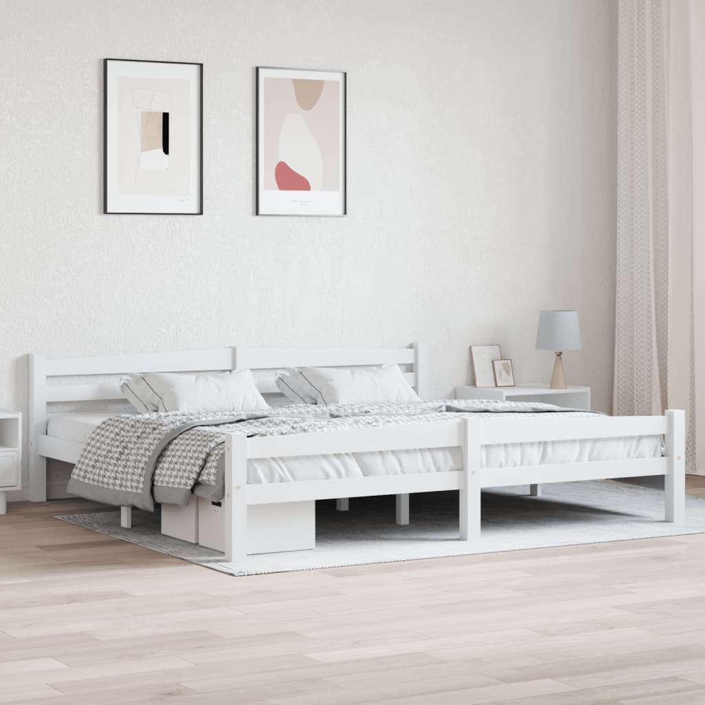 Bedframe Massief Grenenhout