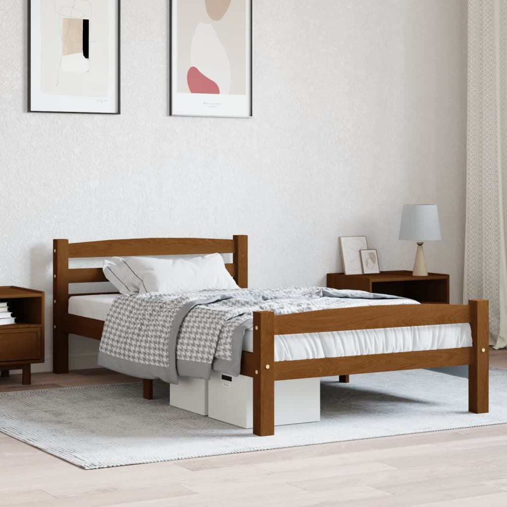 Bedframe Massief Grenenhout