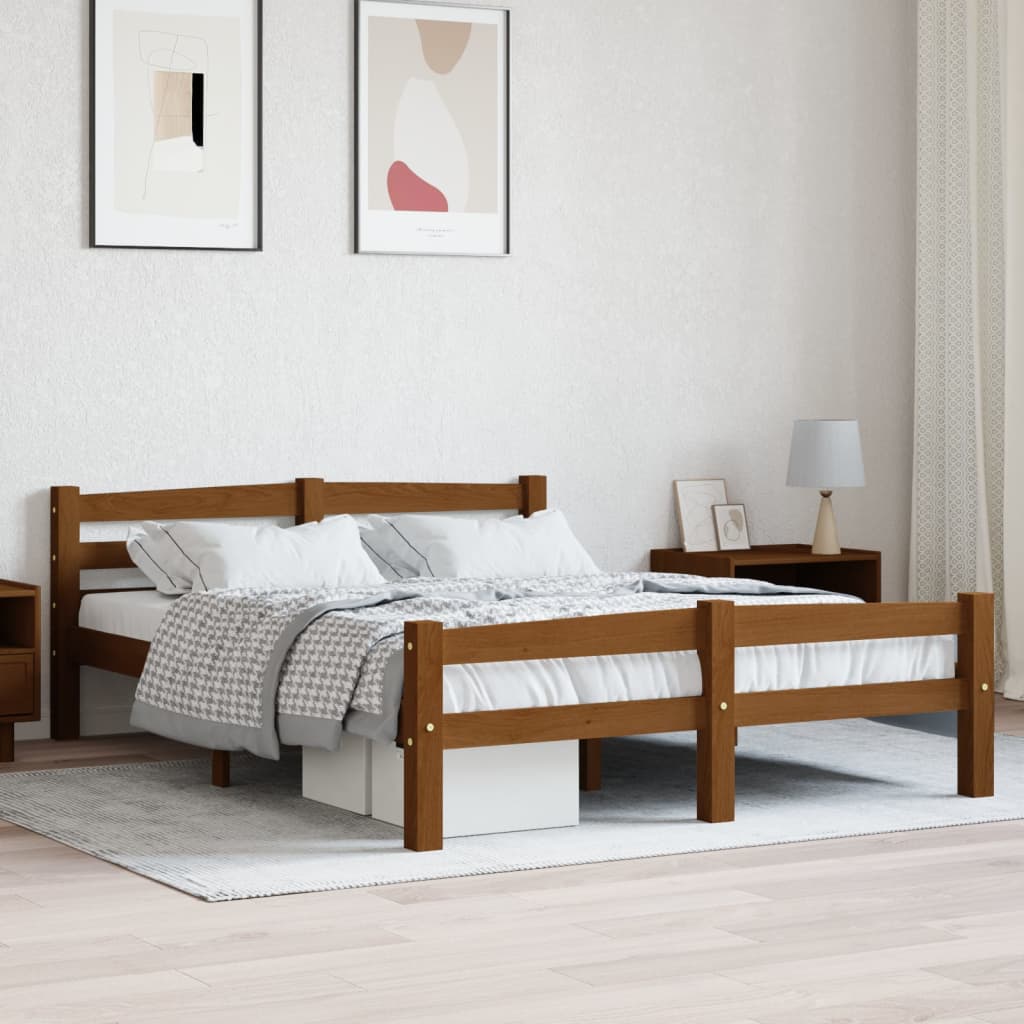 Bedframe Massief Grenenhout