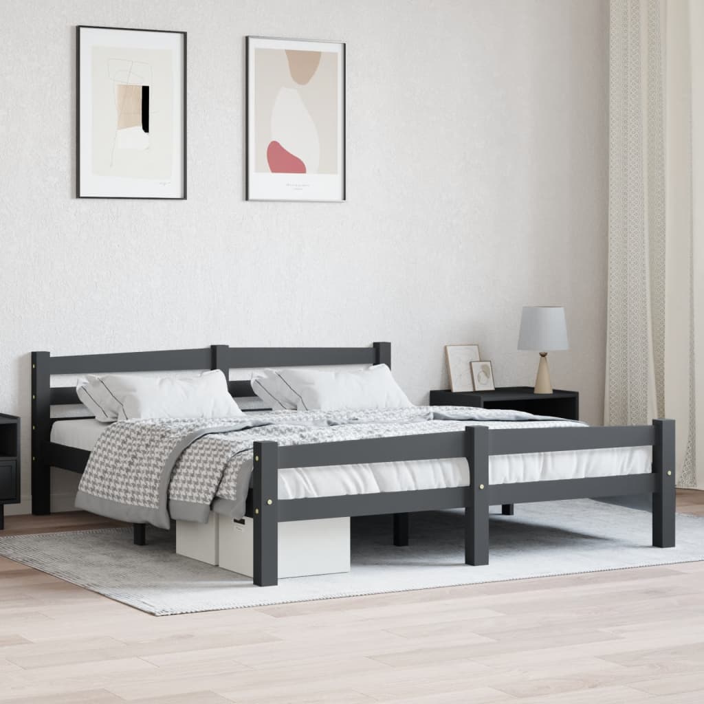 Bedframe Massief Grenenhout