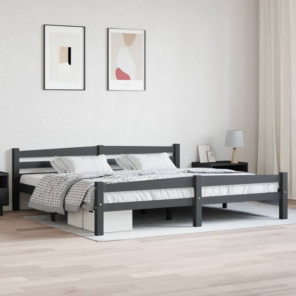 Bedframe Massief Grenenhout