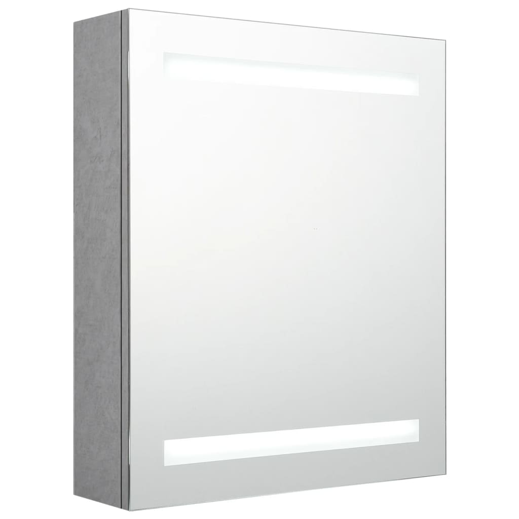 Badkamerkast Met Spiegel En Led 50X14X60 Cm