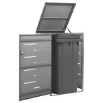 Containerberging Enkel 69X77,5X112,5 Cm Roestvrij Staal