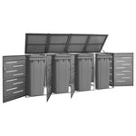 Containerberging Enkel 69X77,5X112,5 Cm Roestvrij Staal