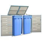 Containerberging Enkel 69X77,5X112,5 Cm Roestvrij Staal