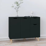 Dressoir 90X30X72 Bewerkt Hout