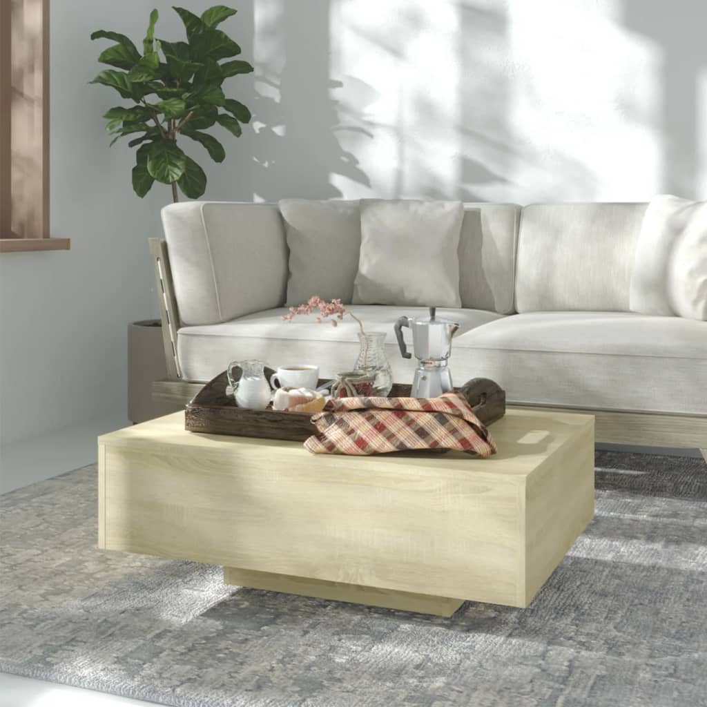 Salontafel Bewerkt Hout