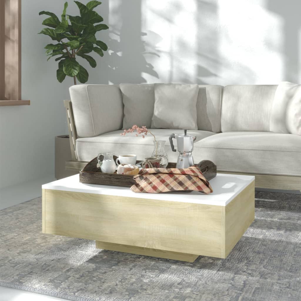 Salontafel Bewerkt Hout