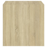 Wandkasten 37X37X37 Cm Bewerkt Hout Kleurig