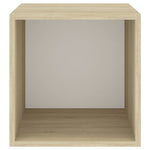 Wandkasten 37X37X37 Cm Bewerkt Hout Kleur