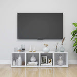 Tv-Meubel 37X35X37 Cm Bewerkt Hout