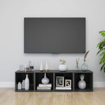 Tv-Meubel 37X35X37 Cm Bewerkt Hout