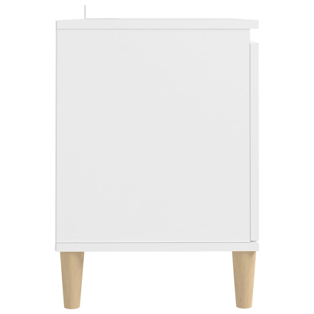Tv-Meubel Met Massief Houten Poten 03,5X35X50 Cm