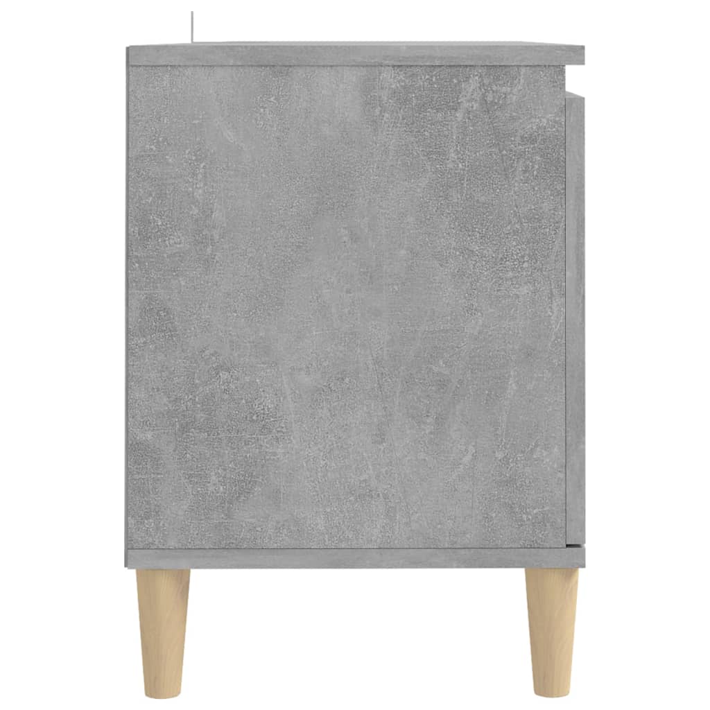 Tv-Meubel Met Massief Houten Poten 03,5X35X50 Cm
