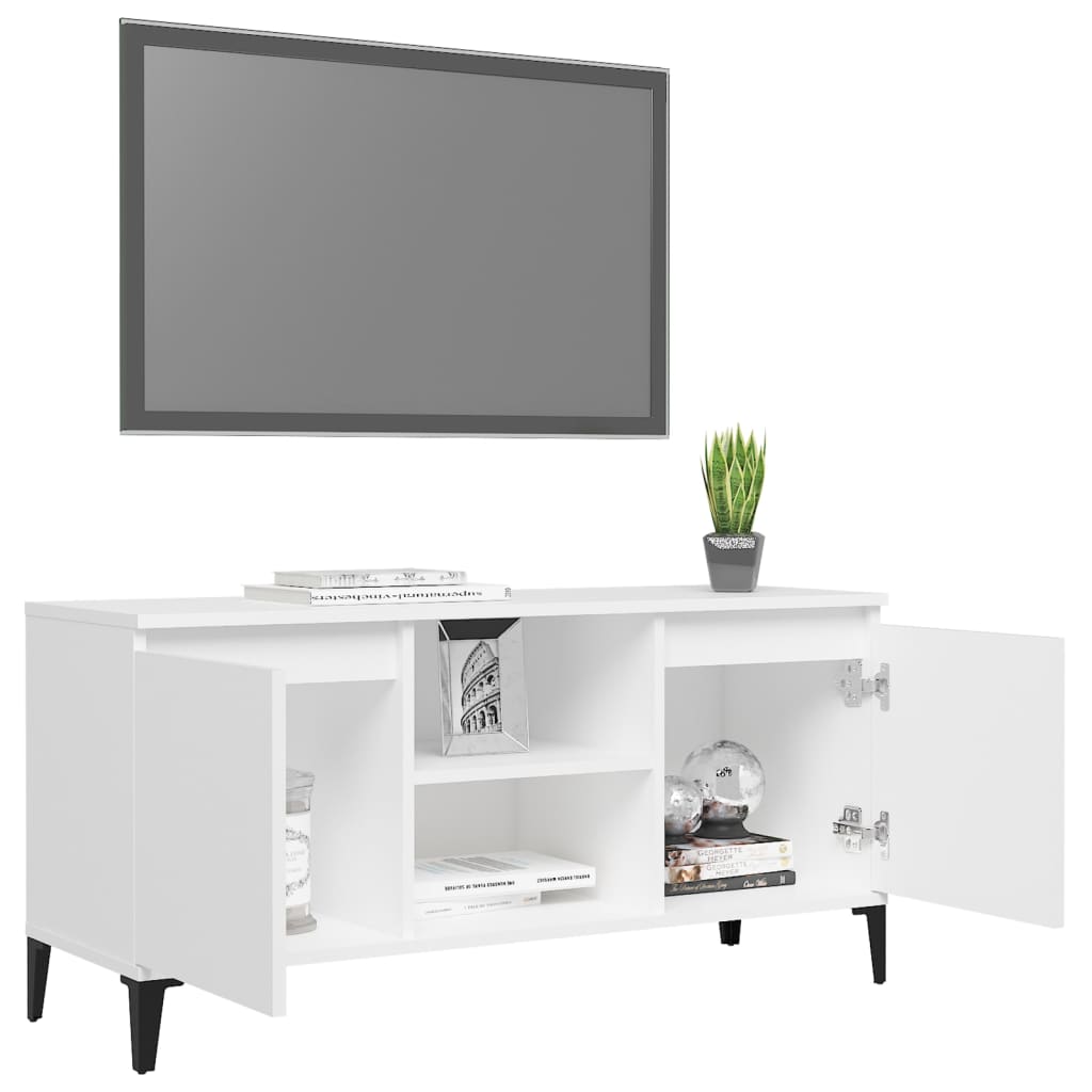 Tv-Meubel Met Metalen Poten 03,5X35X50 Cm