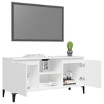 Tv-Meubel Met Metalen Poten 03,5X35X50 Cm