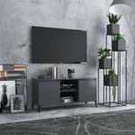 Tv-Meubel Met Metalen Poten 03,5X35X50 Cm