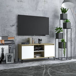 Tv-Meubel Met Metalen Poten 03,5X35X50 Cm
