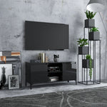 Tv-Meubel Met Metalen Poten 03,5X35X50 Cm
