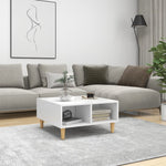 Salontafel 60X60X30 Cm Bewerkt Hout