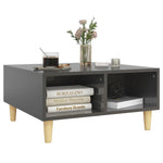 Salontafel 60X60X30 Cm Bewerkt Hout