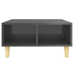 Salontafel 60X60X30 Cm Bewerkt Hout