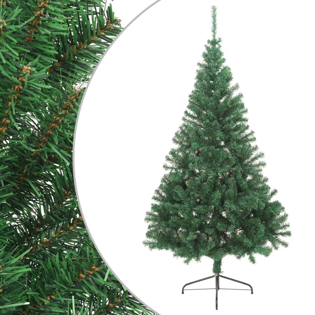 Kunstkerstboom Met Standaard Half 150 Cm Pvc