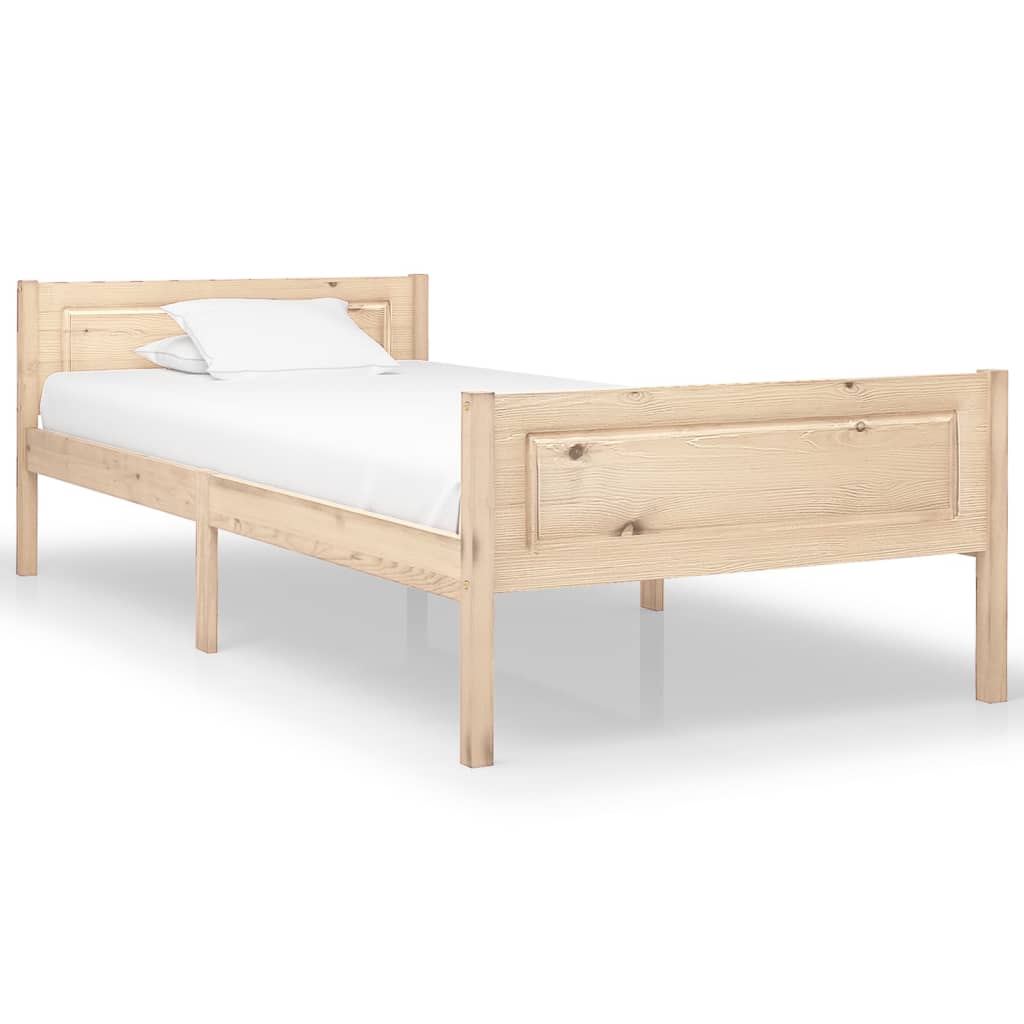 Bedframe Massief Grenenhout