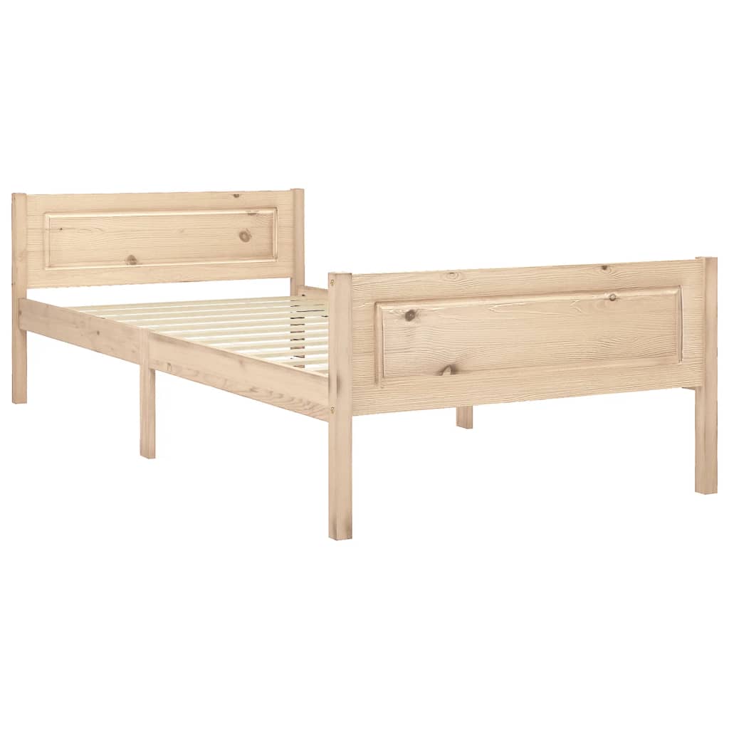 Bedframe Massief Grenenhout