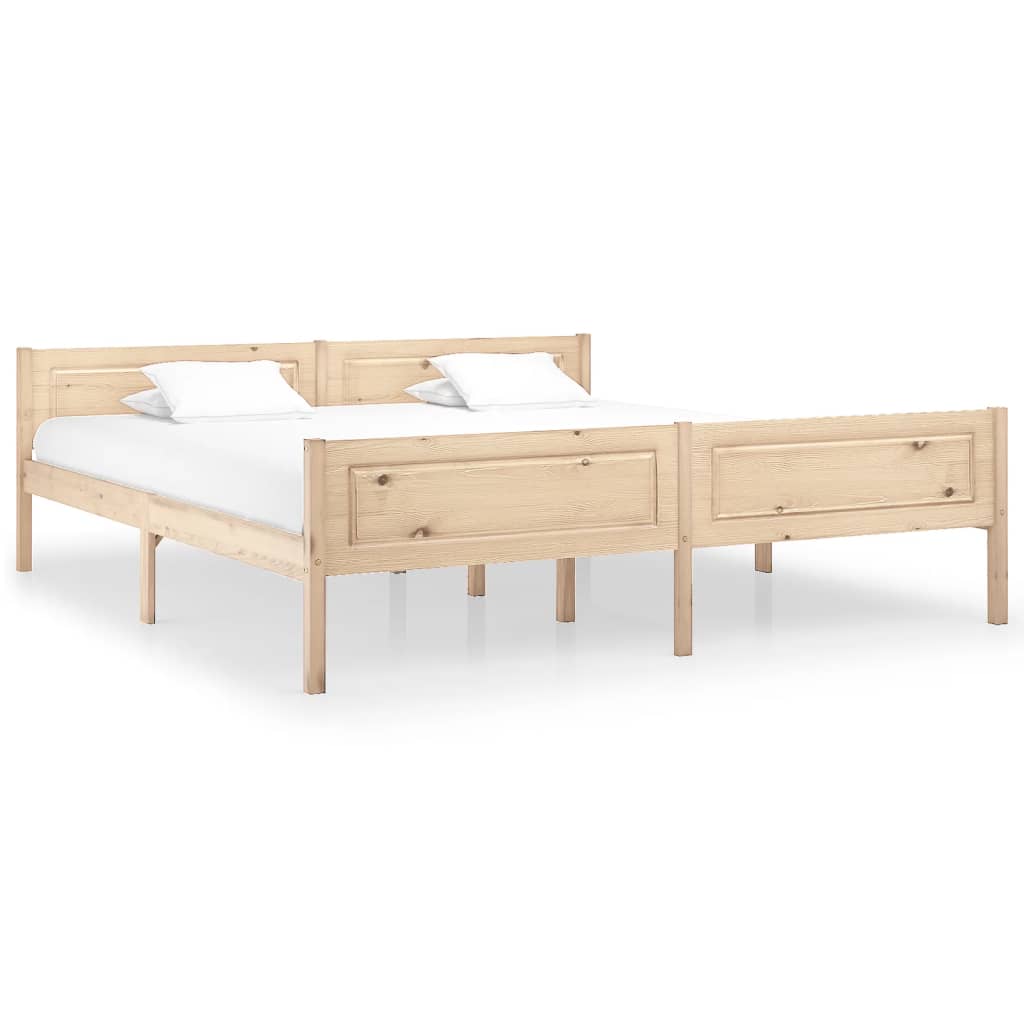 Bedframe Massief Grenenhout