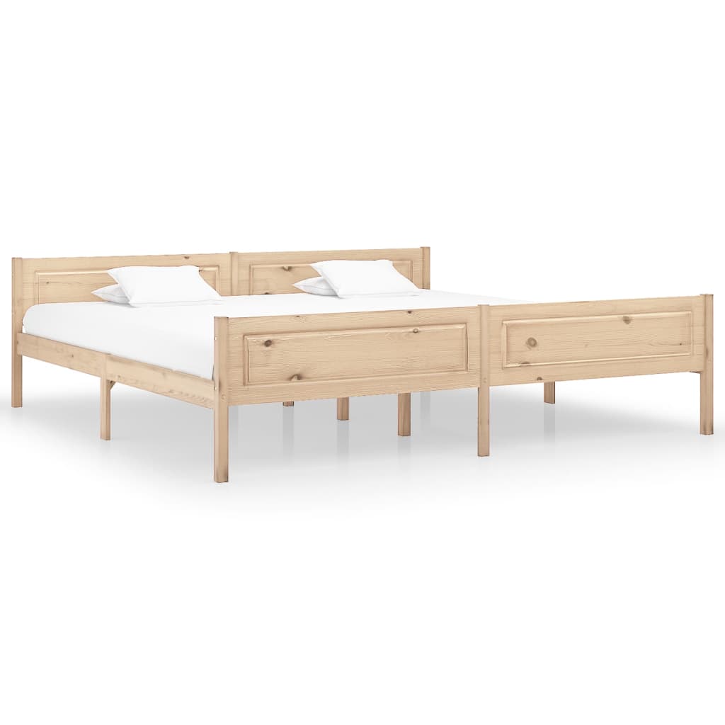 Bedframe Massief Grenenhout