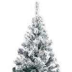 Kunstkerstboom Met Sneeuwvlokken 300 Cm Pvc Groen