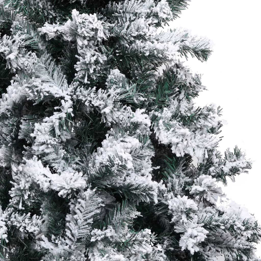 Kunstkerstboom Met Sneeuwvlokken 300 Cm Pvc Groen