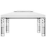 Prieel Met Dubbel Dak En Led-Lichtslinger 3X4 M