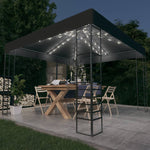 Tuinpaviljoen Met Led-Lichtslinger 3X3 M