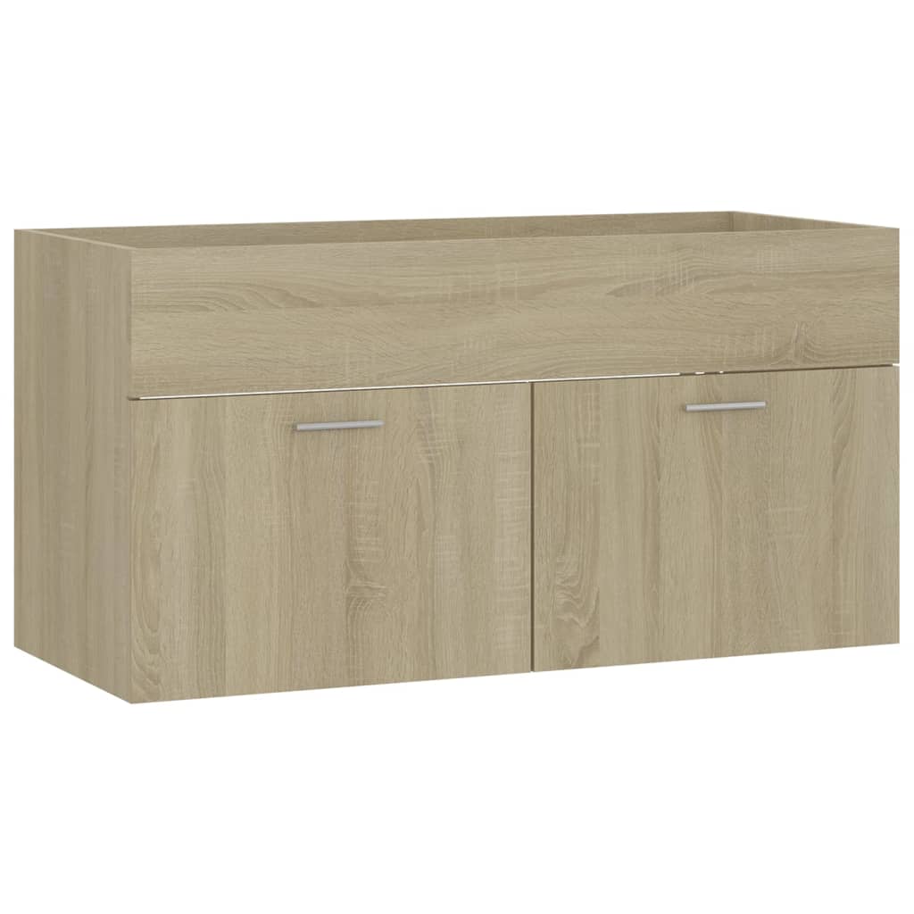 Badkamermeubelset Bewerkt Hout Kleurig