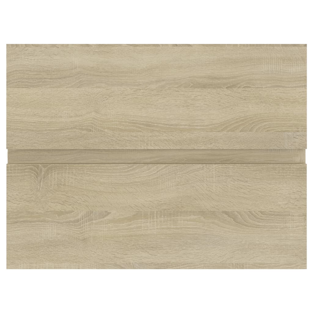 Wastafelkast Met Ingebouwde Wastafel Bewerkt Hout
