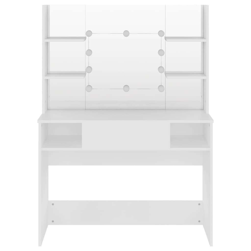 Kaptafel Met Led-Verlichting 100X40X135 Cm Mdf